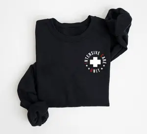 Intensive Care Unit ICU Nurse Sweatshirt, Intensive Care Unit Shirt, ICU Nurse,  ICU Doctor Gift, Matching Team Group Shirts, Nursing School Grad, Unisex Crewneck, Registered Nurse RN Nurse Shirt