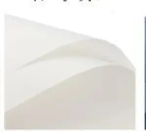 Solid White Floral Paper Glossy