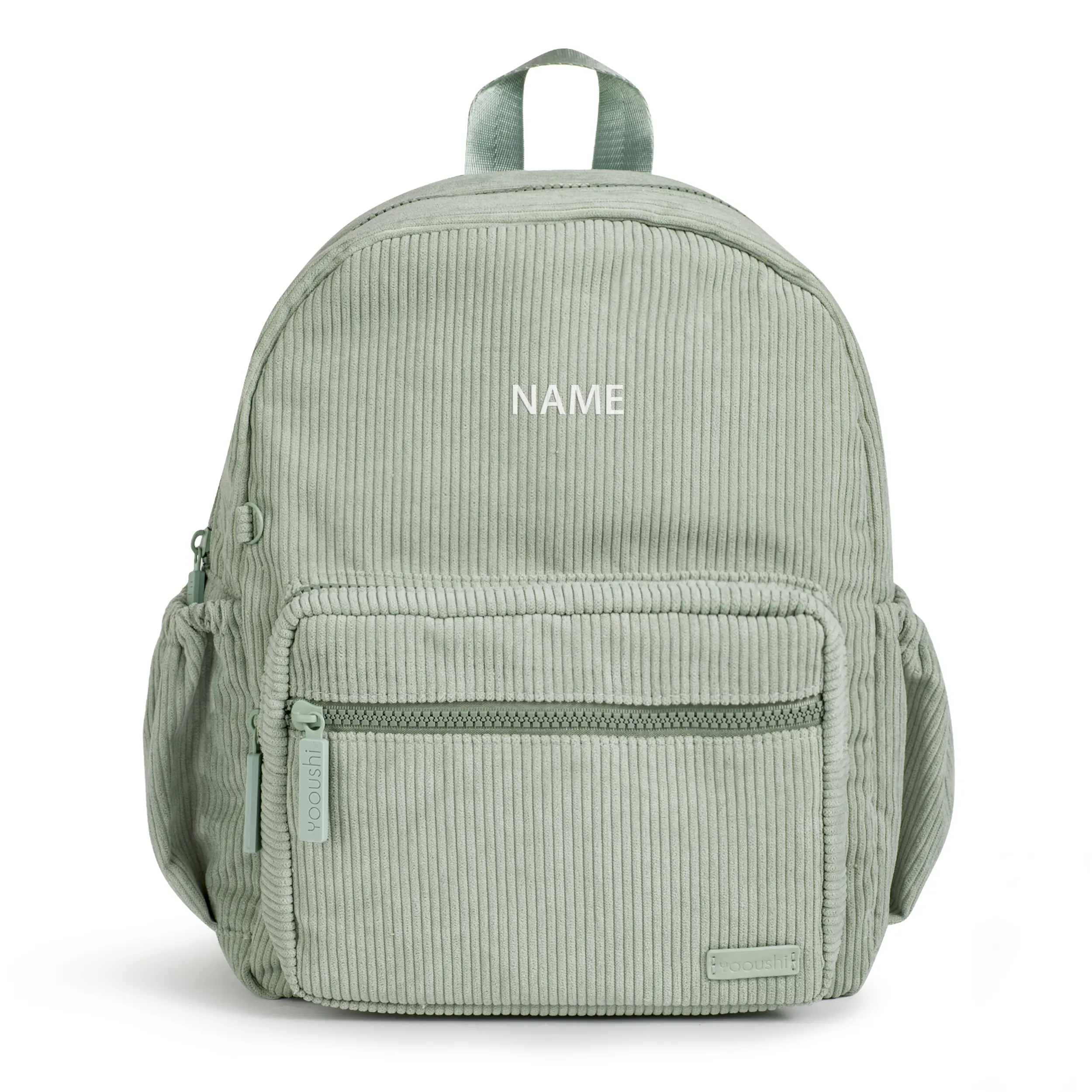 Mint Green Personalized Kids Backpack,Machine Washable Diaper Bag,Toddler Daycare Backpack,Custom Children Birthday Gift,Thoughtful Baby Shower Gift,Unique Christmas Gift ,Use For School,Playground,Trips