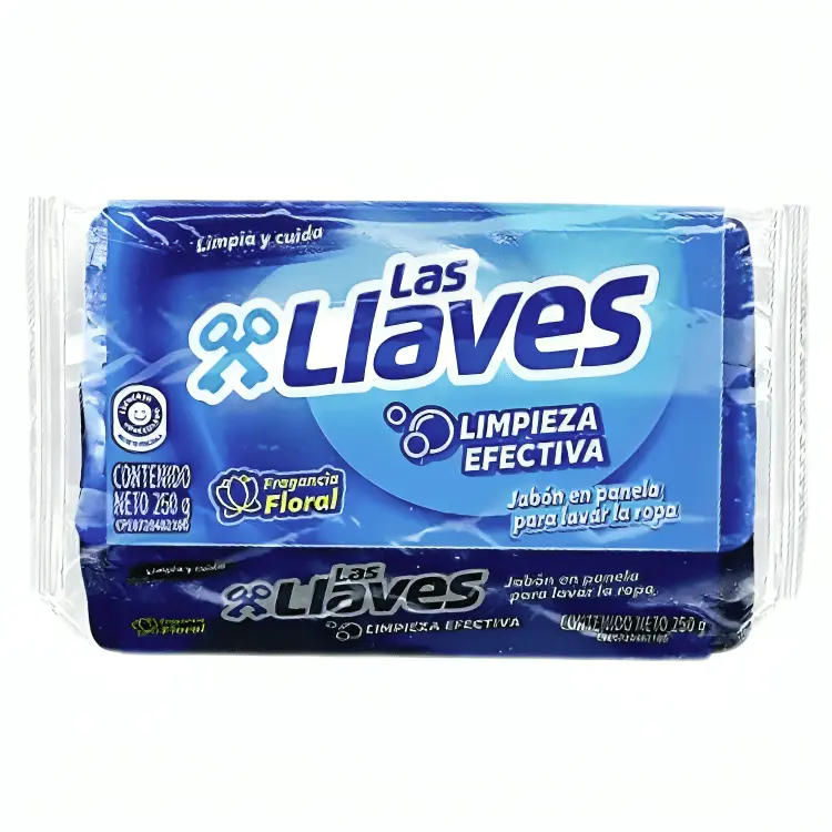 Jabón Las Llaves 250g | Laundry Bar Soap for Clothes and Household Use