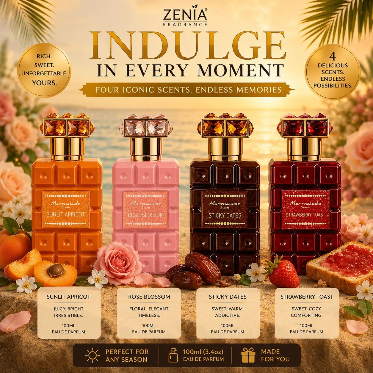 Build Your Own Bundle - Choose Two - Marmalade Scents Collection by Shaikh Saeed EDP Spray, 3.4 oz