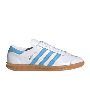 adidas Womens Hamburg Lace Up Sneakers Shoes Casual - White