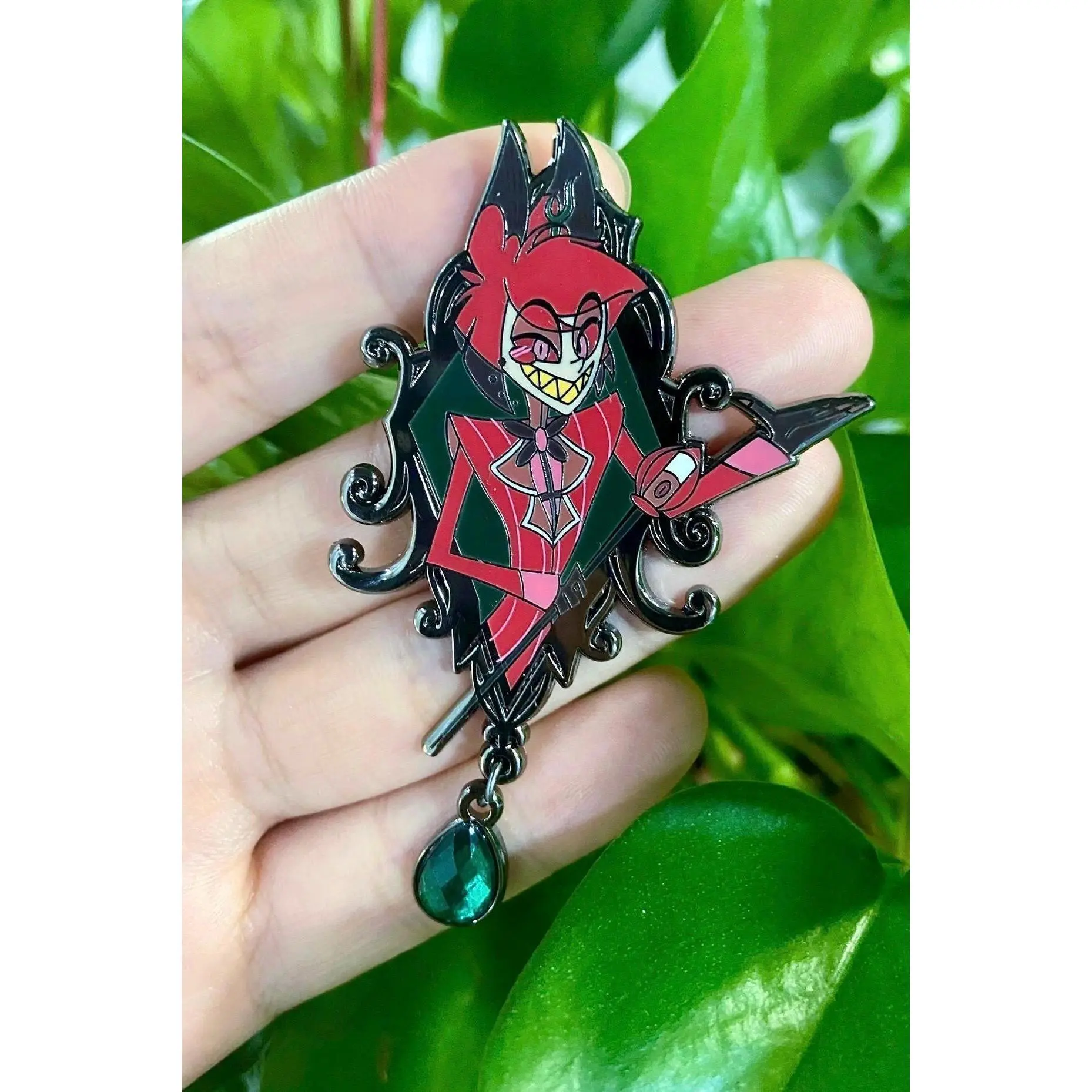 Alastor Portrait Enamel Pin | Hazbin Hotel Fanart
