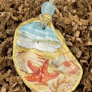 Oyster Shell Ornament