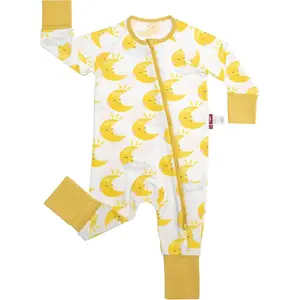 Baby Pajamas for Boys & Girls, Preemie Onesies Sleepers, 92% Viscose From Bamboo 2-Way Zippers Footless PJs