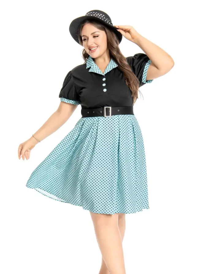 theory flared dress in admiral crepe ELLA POLKA DOT MIDI DRESS Medium