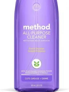 Method All-Purpose Cleaner Spray, French Lavender, Plant-Based and Biodegradable Formula Perfect for Most Counters, Tiles and More, 28 Fl Oz, (Pack of 1)