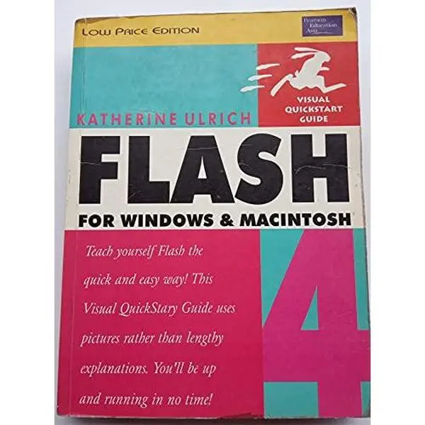 Used Flash 4 Visual QuickStart Guide Books by Katherine Ulrich, Paperback for Windows & Macintosh, Tutorial