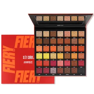 Eyeshadow Palette Makeup Set 42-Color Luxe Retro Magnetic Mirror Case Edition Pearlescent Radiance Stage-Ready Intensity Long-Wearing Water-Resistant Perfect Mother's Day Gift