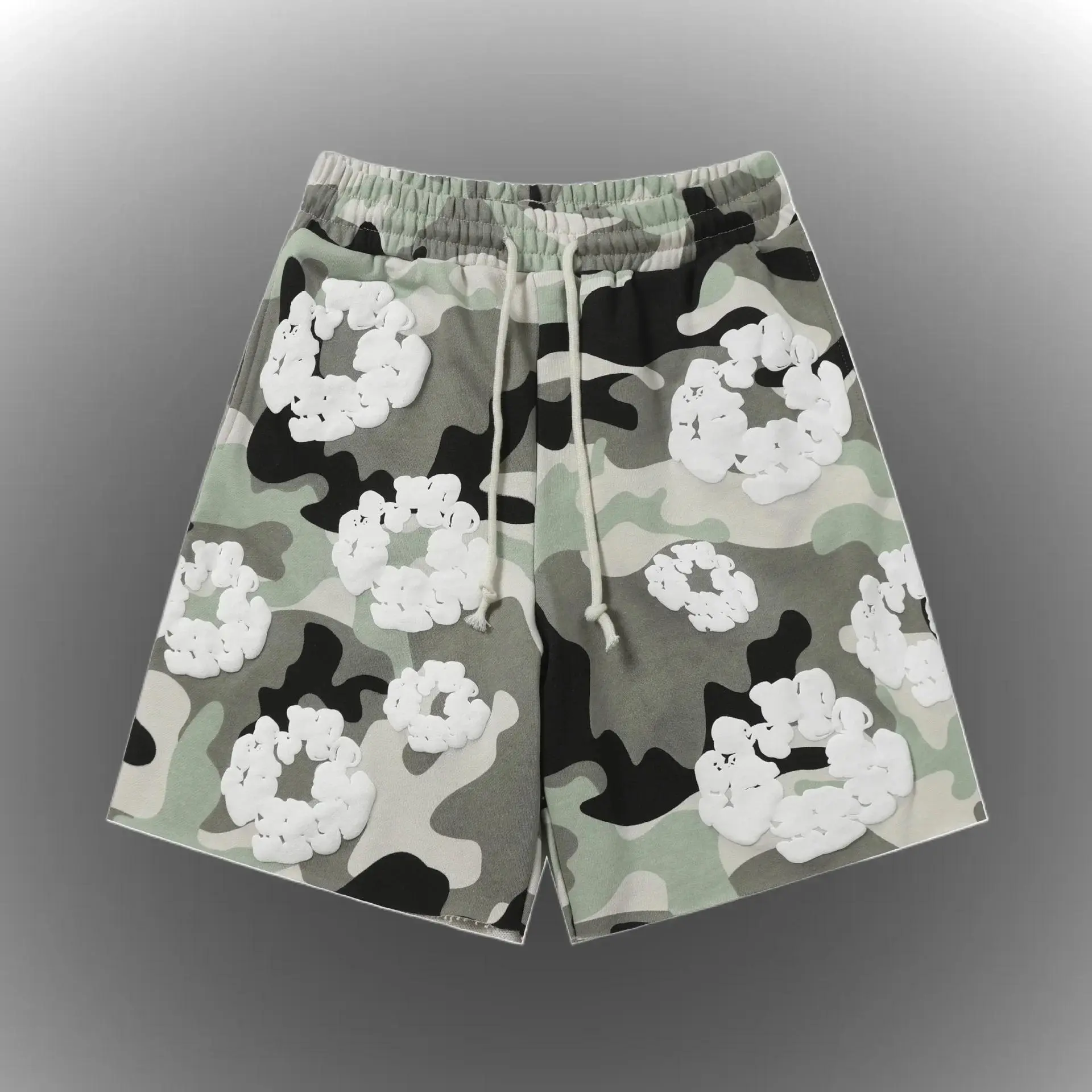 2025 summer beach pants casual Harajuku Y2 American 3D printed shorts vacation outdoor children's men's shorts men's shorts