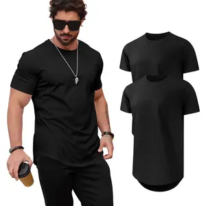 Mancozy Premium Men's Fitted Crew Neck Plain Essential Tees Short Sleeve T-Shirts for Men Fathersdaygift Casual Menswear Streetwear Top Clothing