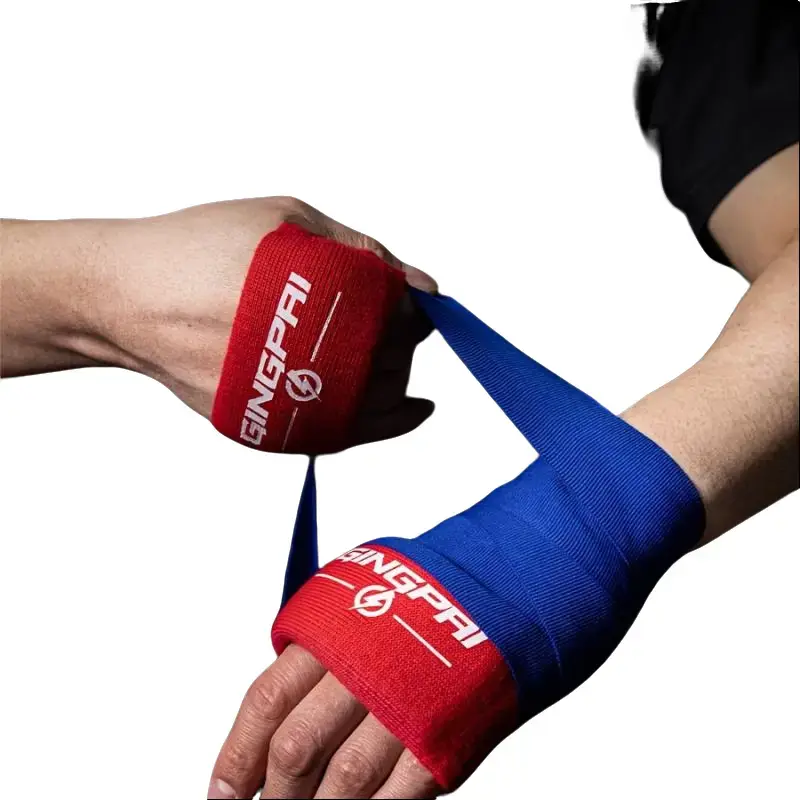 Shock Absorbing Sports Gloves with Gel Wrist Wraps, Hand Protection & Finger Joint Pads for Muay Thai, Kickboxing, Skin Friendly
