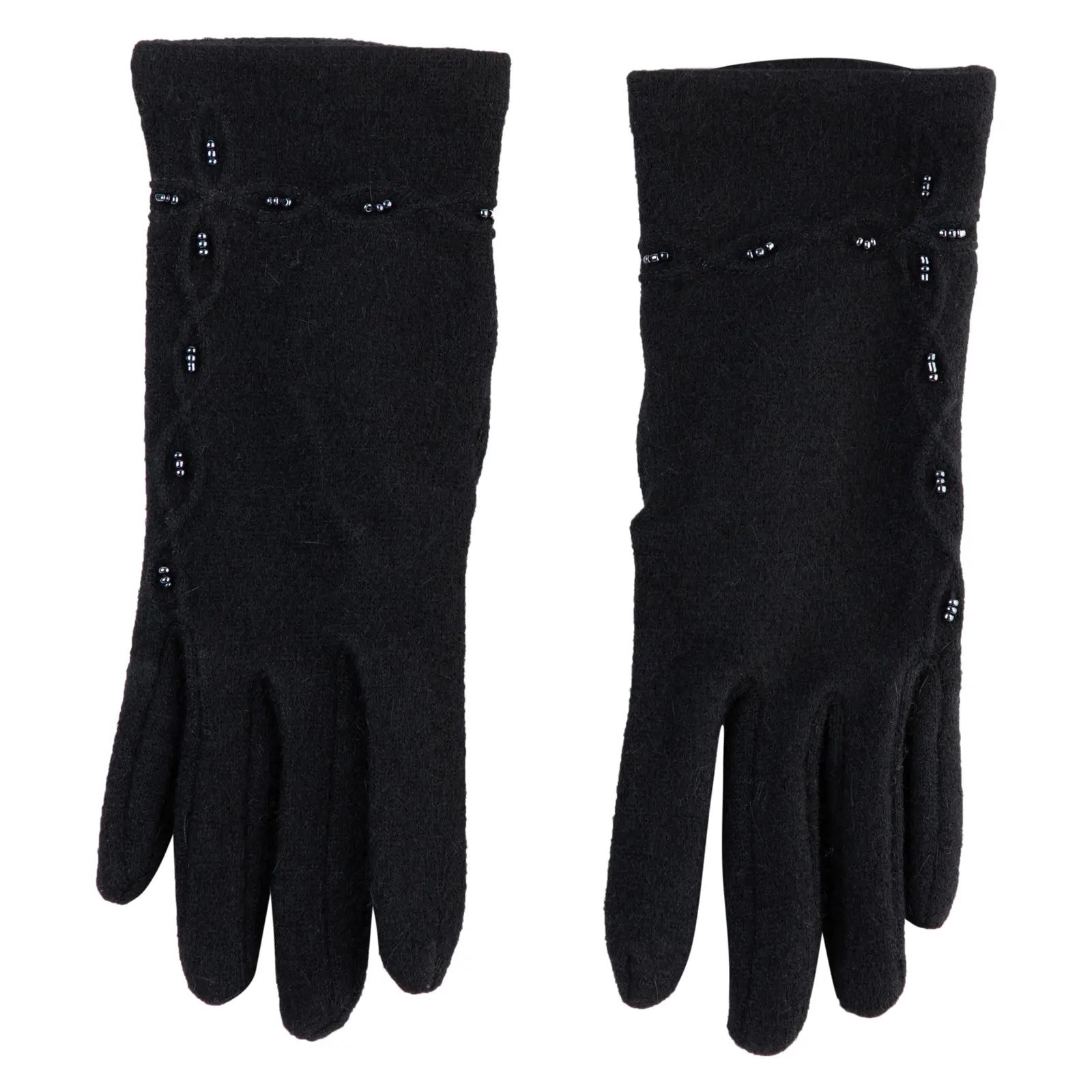 Women's Chained Bead Gloves