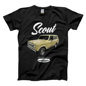 Scout,classic,truck,pickup,international,harvester,oldtimer T-Shirt, Sweatshirt, Hoodie Cotton Clothing