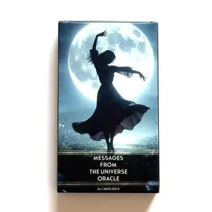 Oracle Cards for Beginners, 36 Portable Future Fortune Game, Multiplayer Divination Deck, Ideal Gift for Holidays, Elegant Card Design