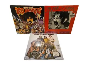 Lot of 3 Frank Zappa Records: 200 Motels, Chunga's Revenge, Mothermania