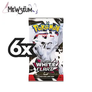 6x White Flare Booster Packs