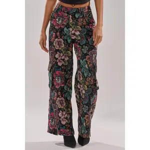 PRETTY LITTLE LADY BROCADE TROUSER