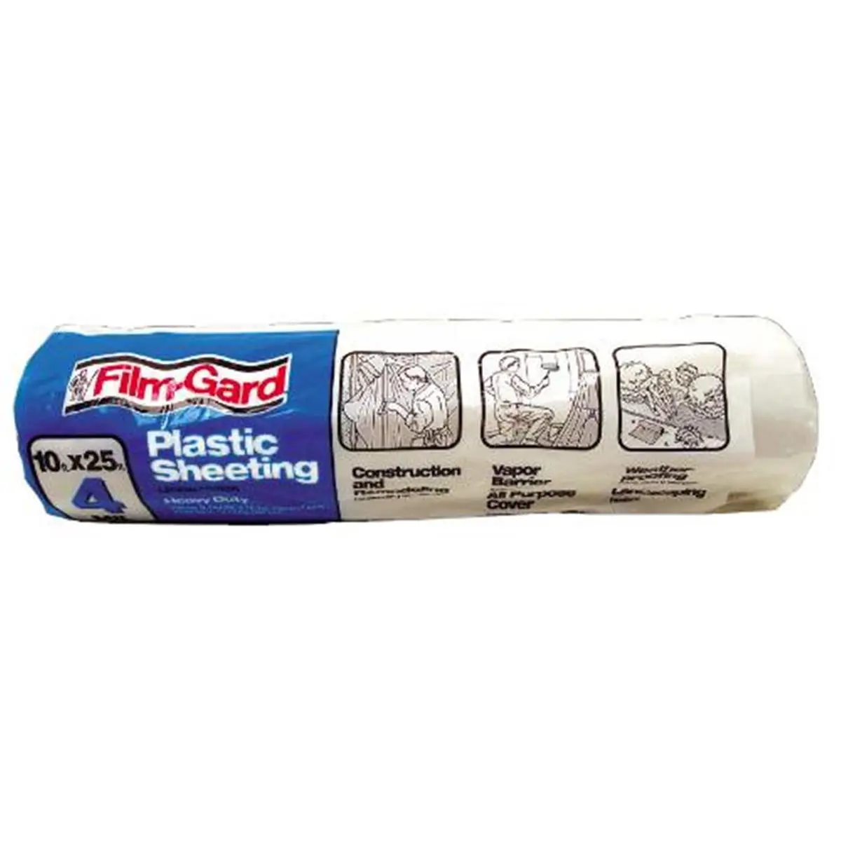 Thermwell  Plastic Sheeting 10 Ft. X 25 Ft. Clear