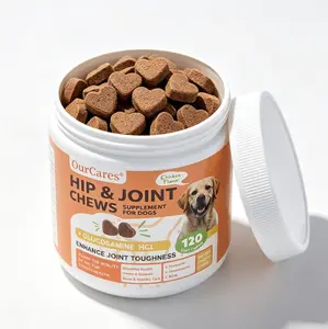 OurCares | Dog Joint Support Supplements  Glucosamine, MSM & Turmeric Chews for Hip & Mobility (120 Soft Chews)