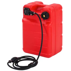 Portable Outboard Motor Marine Gas Tank Set, 12L/24L/53L Multi-Size Capacity Options, Leakproof HDPE Plastic Durable Construction for Boating Water Sports