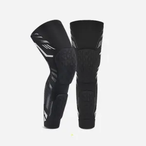 Sports honeycomb anti-collision knee pads for men, elastic slim fit knee pads, pressure anti slip patella protection cover suitable for outdoor basketball, cycling, running, fixed leg guards