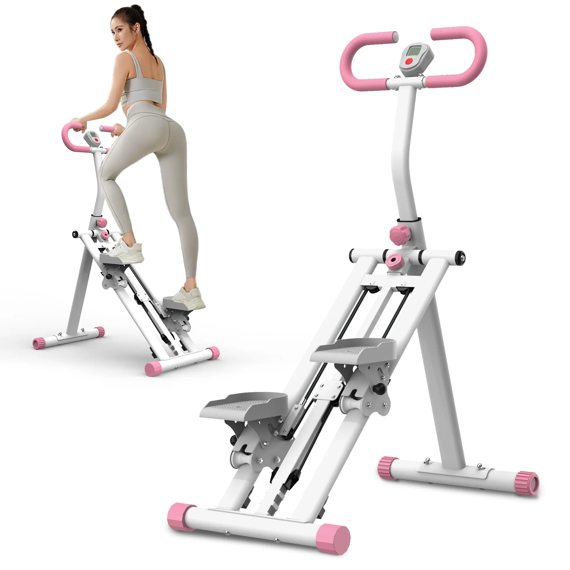 White Pink +Adjustable Resistance