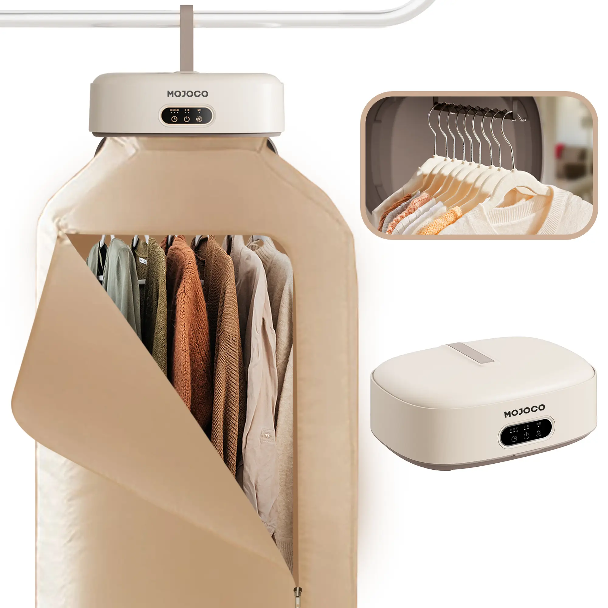 Electric Portable Clothes Dryer 600W Mini Hanging Dryer for Apartment, Dorm, RV - Quick and Easy to Use with Dryer Bag