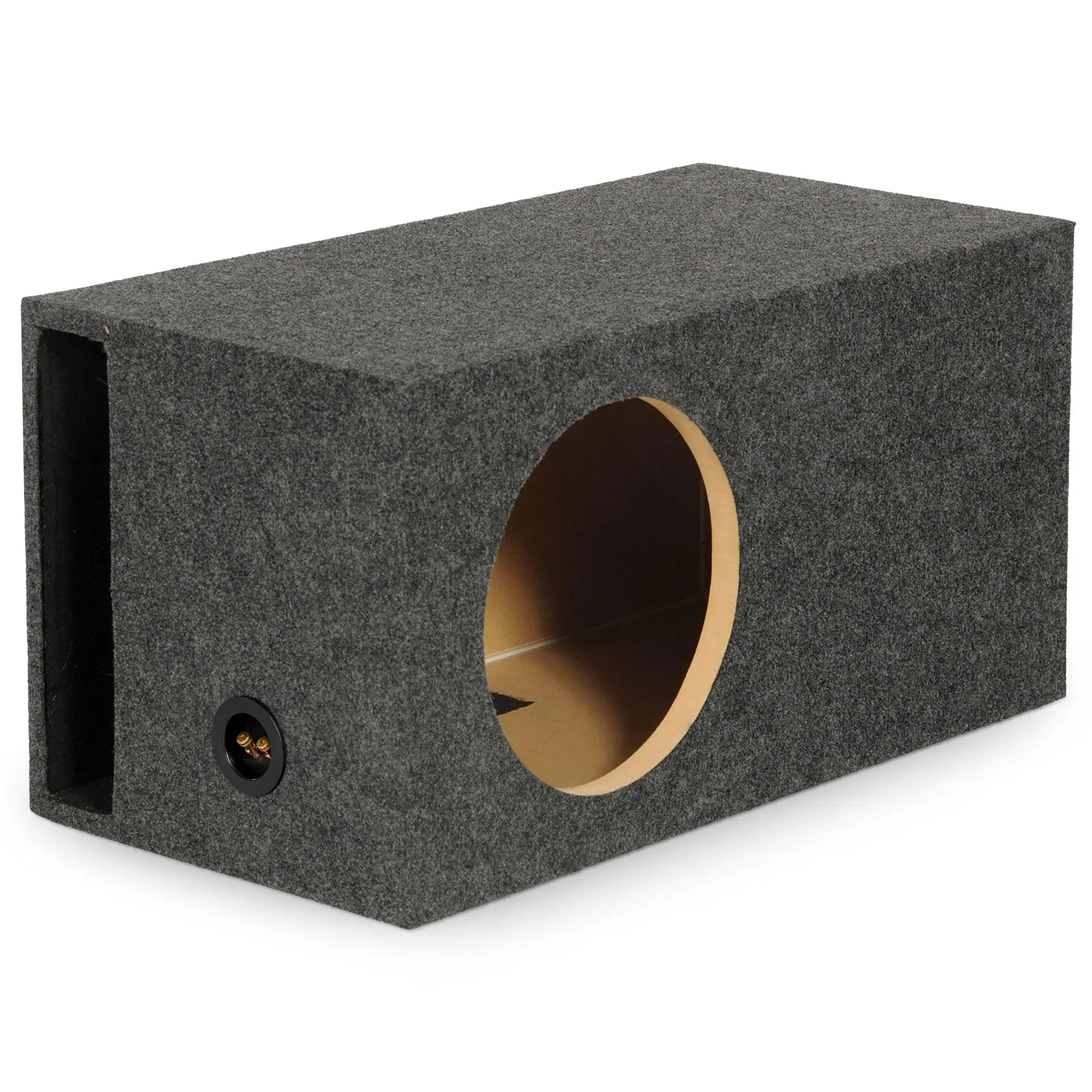QPower HD112VL Single 12 Inch SPL XL Heavy-Duty Side Ported Subwoofer Enclosure