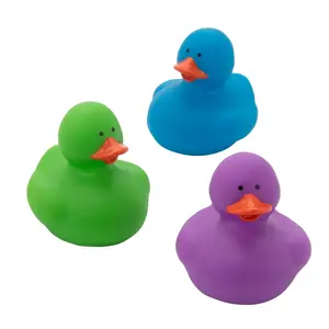 2" Cool Color Vinyl Rubber Duck Assortment – 36 Pc.