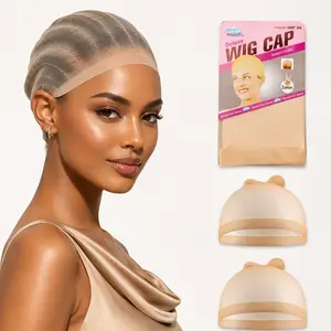 Breathable Stretch Mesh Wig Cap for Women, Soft Elastic Hair Net Wig Liner for Human Hair Wigs, Lightweight Invisible Wig Cap, Comfortable Adjustable Fit for Daily Wear