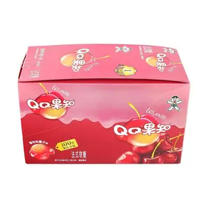WANT WANT QQ Fruit Gummy Candy - Chilean Cherry Flavor, Real Fruit Juice, Soft & Chewy, 10 Packs (700g) - TWICE Official Snack