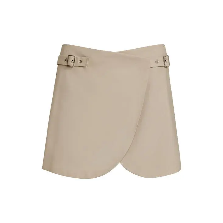 LIONESS: ANJA MINI SKIRT CAMEL