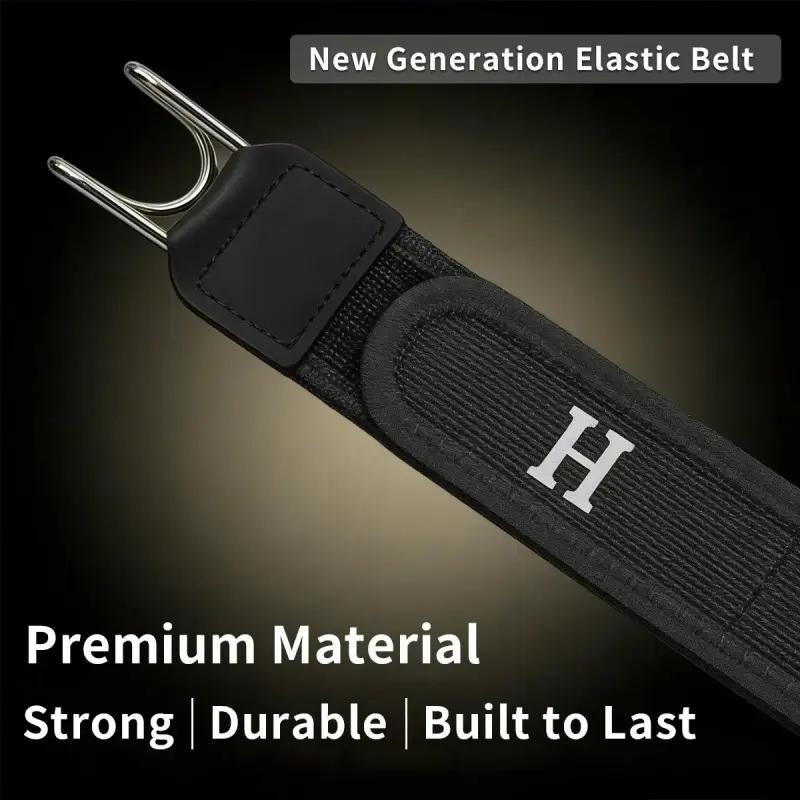 TikTokShopHolidayHaul | Tactical Metal Hook Elastic Belt (Unisex) - Patented No - Buckle Invisible Design | Soft Adjustable Side  belt