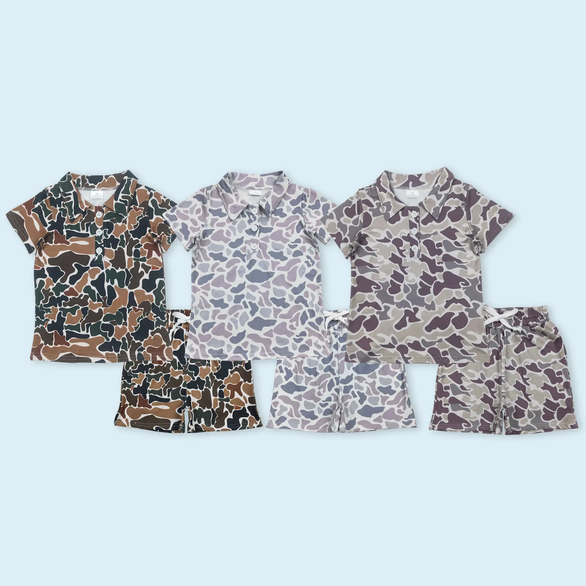 Kids boy camouflage summer outfit Kids boy camouflage summer outfit