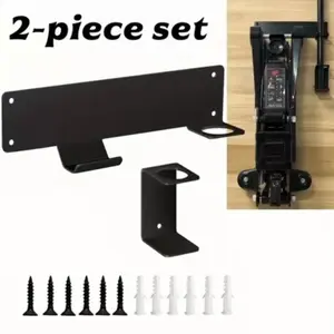 Floor Jack Wall Mount Rack, Car Hydraulic Winch Fixed Holder, Wall Mounted Storage Rack, Installation Bracket, Garage Tool Storage, Durable & Secure Design