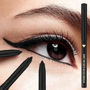 1PC Black Eyeliner, Waterproof Eyeliner Pencil, Naturally Enlarge Your Eyes, Suitable for All Skin Types, Novices Friendly, Eye Cosmetics