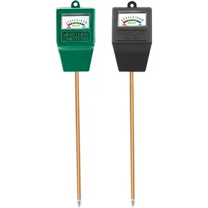 Soil Moisture Meter,2 Pack Plant Hygrometer Moisture Sensor Plant Monitor for Potted Plants,,Farm, Lawn(No Battery Needed)-Green+Black