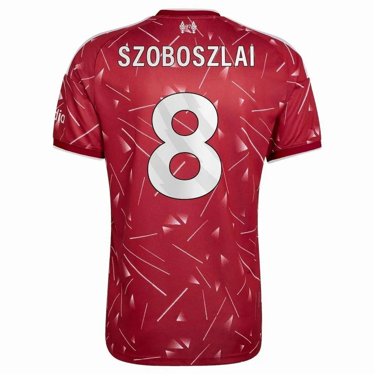 Unisex Soccer Shirt Szoboszlai 2025/26 Home Stadium Replica Jersey - Red Live