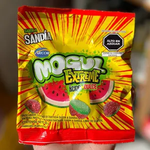 Arcor Mogul Extreme Ácido- Dulce Sabor a Sandía  gummies