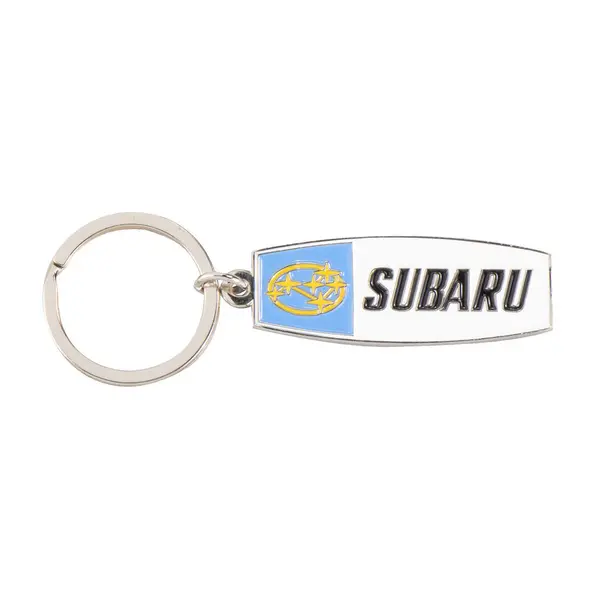 Subaru Vintage Enamel Keytag Keychain - Official Genuine