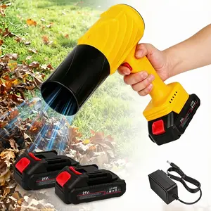 Turbo Blower, 20000RPM Electric Cordless Leaf Blower, 20V 2.0/4.0AH Battery Jet Dry Blower, High Pressure Air Blower, Jet Blower Car Dryer, Hand Held Snow Blower, Home Outdoor, Blowing Leaves And Dust, Birthday Or Holiday Gifts
