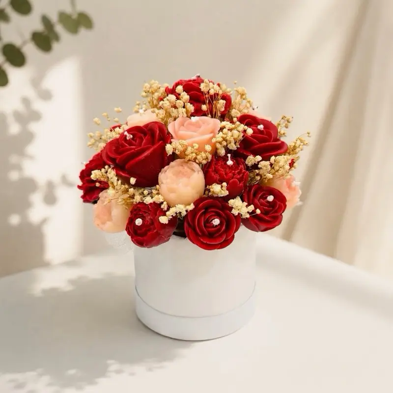 Bouquet of roses Candle