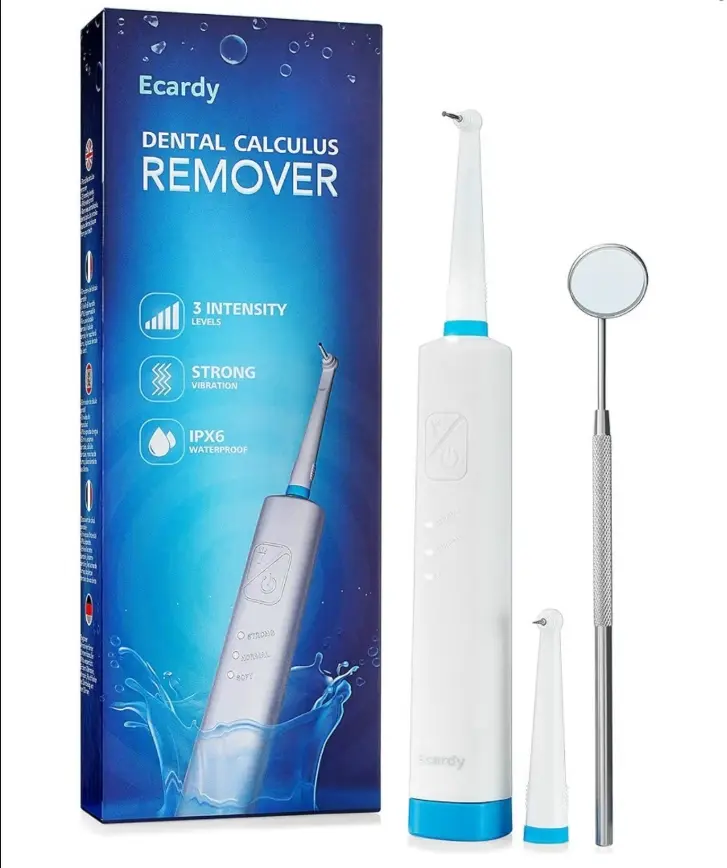 Electric Dental Calculus Remover - Tartar Remover for Fighting Tartar - Tartar Scraper - Tooth Stains - Teeth Polishing