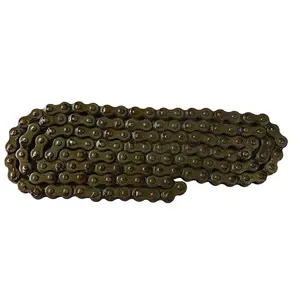 420 132L Dirt Bike Drive Chain 132 Links Heavy Duty Chain for 50cc-125cc Pit Dirt Bike Trail Pocket Mini Pitpro Bike Go Kart ATV UTV Quad Moped Buggy 4 Wheeler Tricycle Motocross Apollo Thumpstar