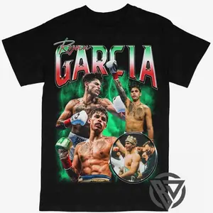 Ryan Garcia T-shirt For Men Women, For Fans Unisex Casual Streetswear Top Boxing Boxer Fighter Fighting Rap Style