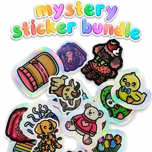 Sunflo Colors Mystery Sticker Bundle - Assorted Cute Stickers for Laptops, Notebooks, Water Bottles. 20 pack; 10 pack