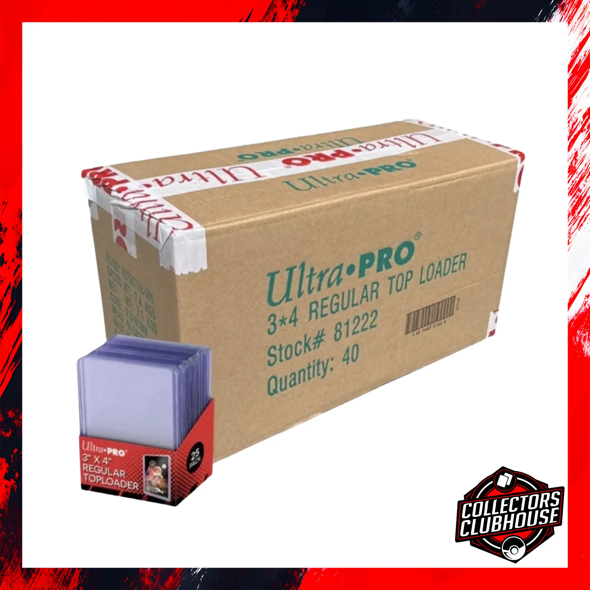 Ultra Pro: Standard 3 x 4-Inch Top Loader - Case of 40