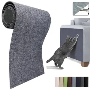 Polyester Cat Scratching Pad, Self-Adhesive Wall Anchor Point for Cat Trees, Multifunctional Cat Sofa Protector Scratch Pad, Scratcher