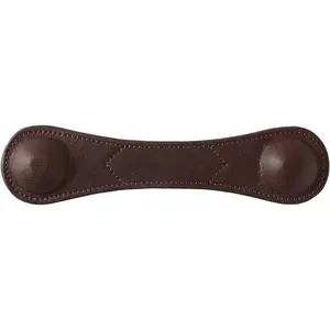 Weighted Bookmark - Leather Book Page Weight Book Weights Holder for Hands-Free Reading Paper Weights for Cookbooks Crafts  Books Appreciation Bookmark (01Coffee)